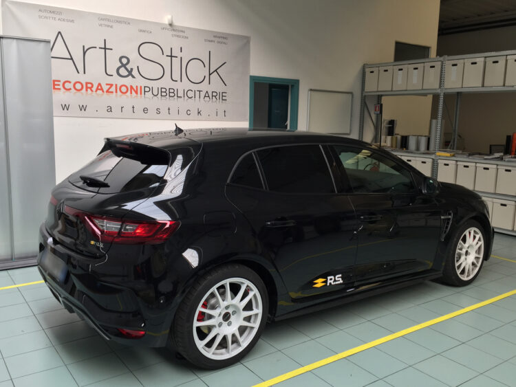 renault megane rs pellicola oscurata solare gradazione 20 thiene vicenza