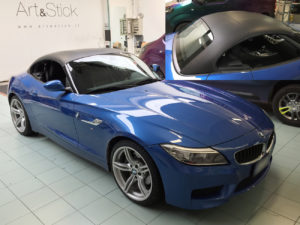 rivestimento tetto bmw z4 nero opaco