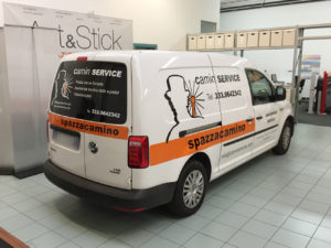 volkswagen caddy decorazione prespaziati camin service