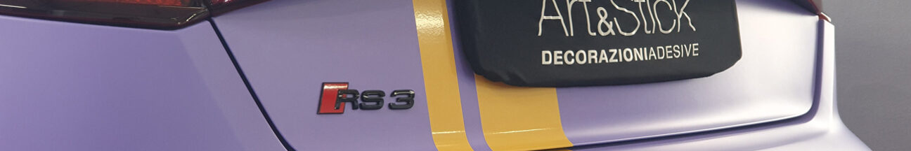 wrapping cambio colore audi rs3 Satin HALO LAVENDER apa
