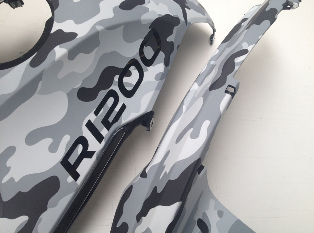 wrapping camouflage arctic BMW GS R1200